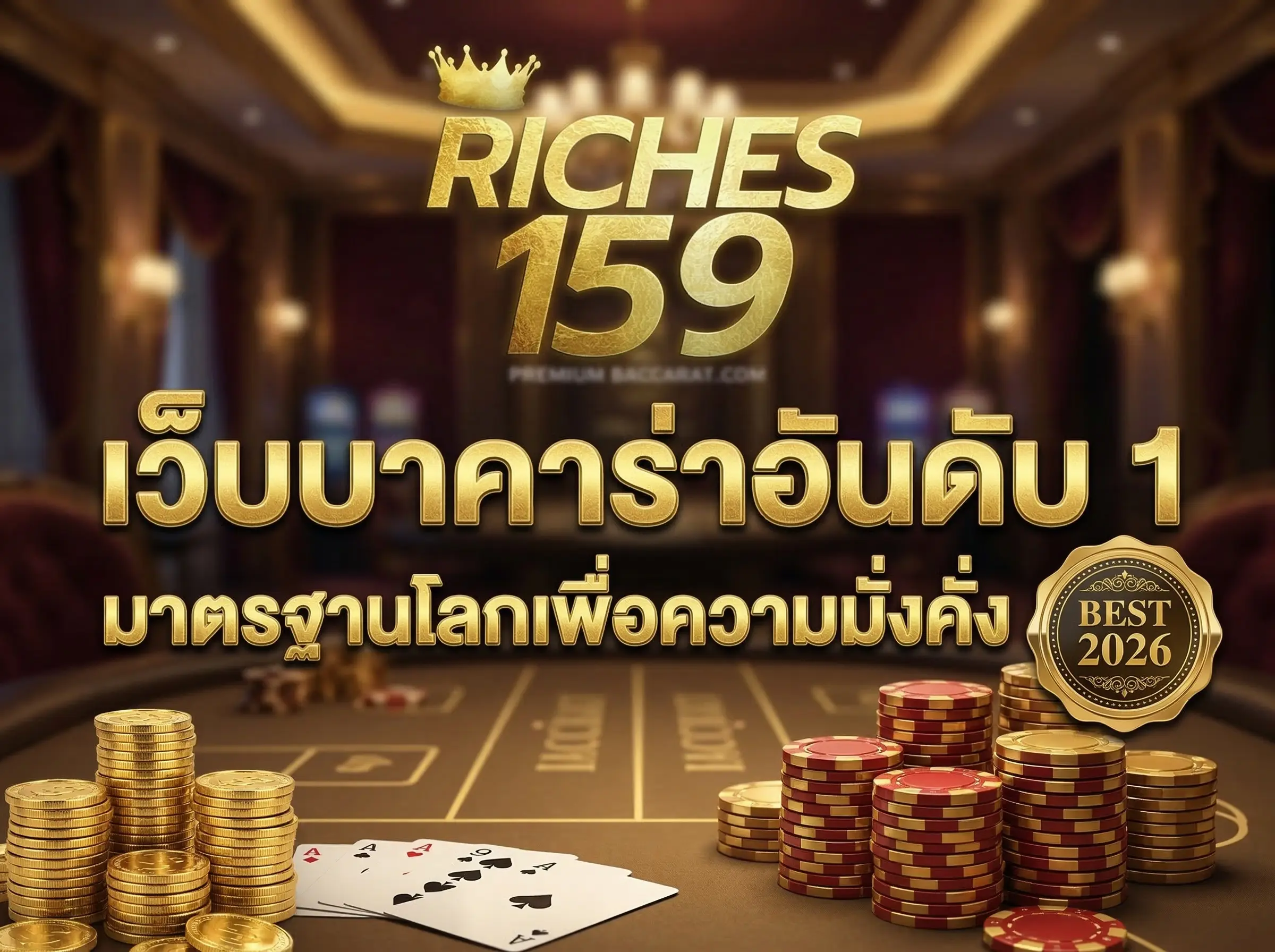 เว็บบาคาร่าอันดับ 1 มาตรฐานโลกเพื่อความมั่งคั่ง BEST 2026
