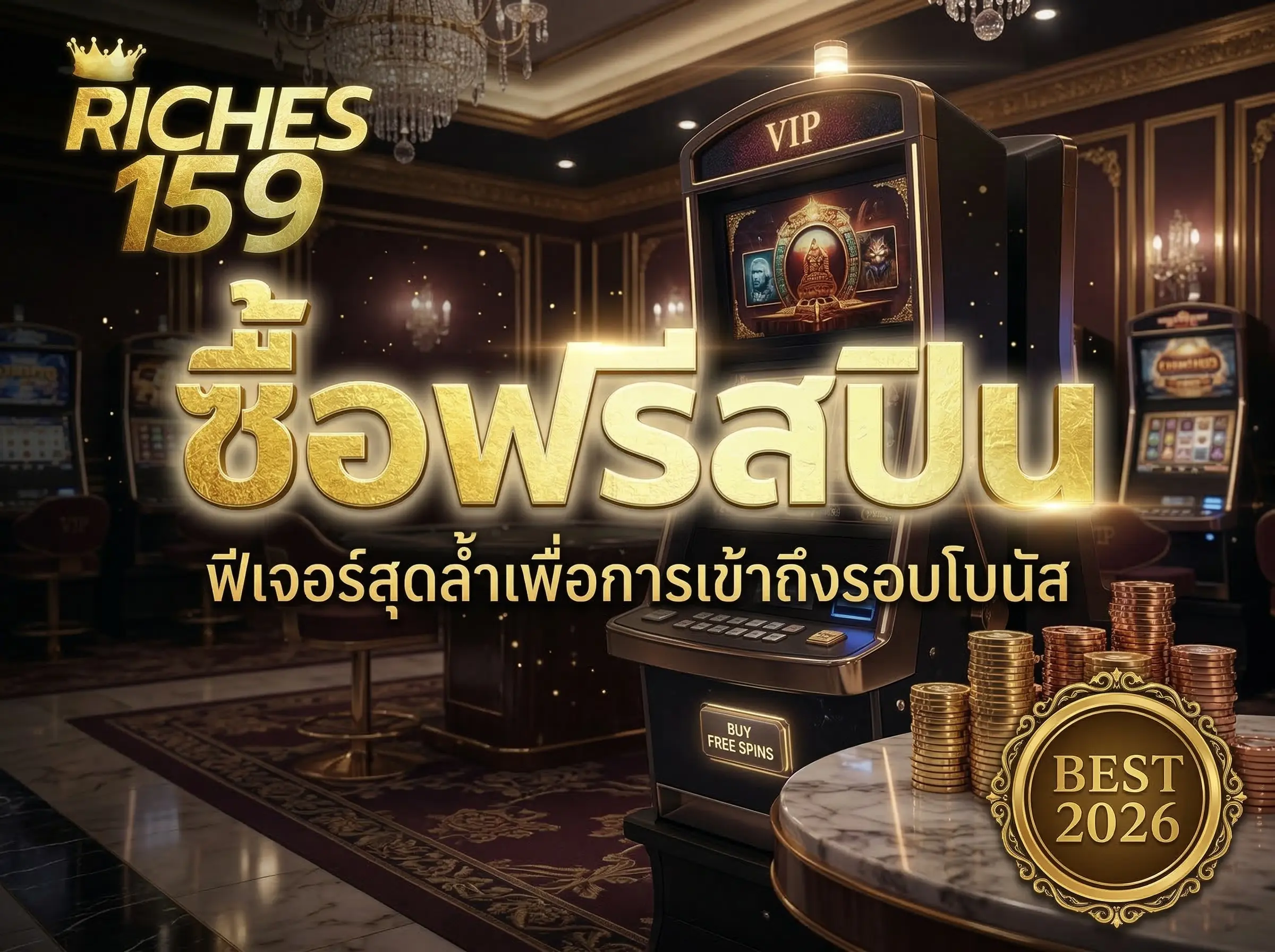 ซื้อฟรีสปิน ฟีเจอร์สุดล้ำเพื่อการเข้าถึงรอบโบนัส BEST 2026