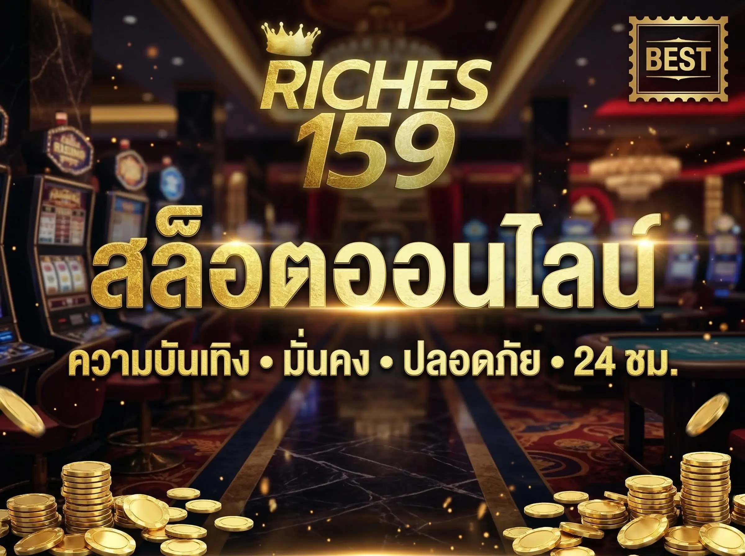 สล็อตออนไลน์ ความบันเทิง มั่นคง ปลอดภัย 24 ชม. BEST