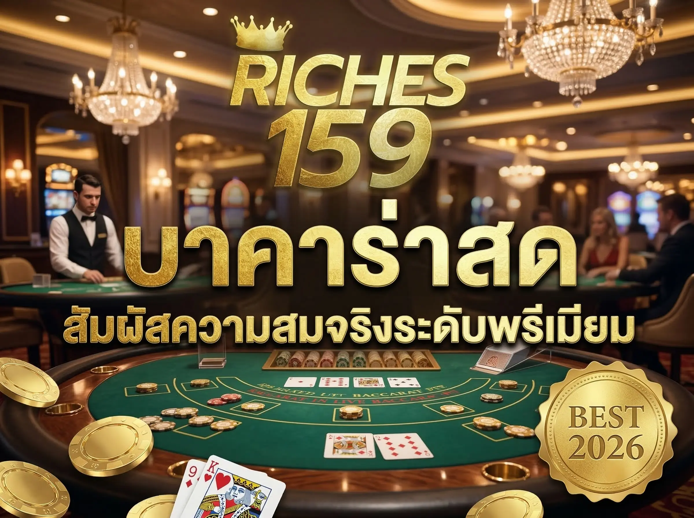 บาคาร่าสด สัมผัสความสมจริงระดับพรีเมียม BEST 2026