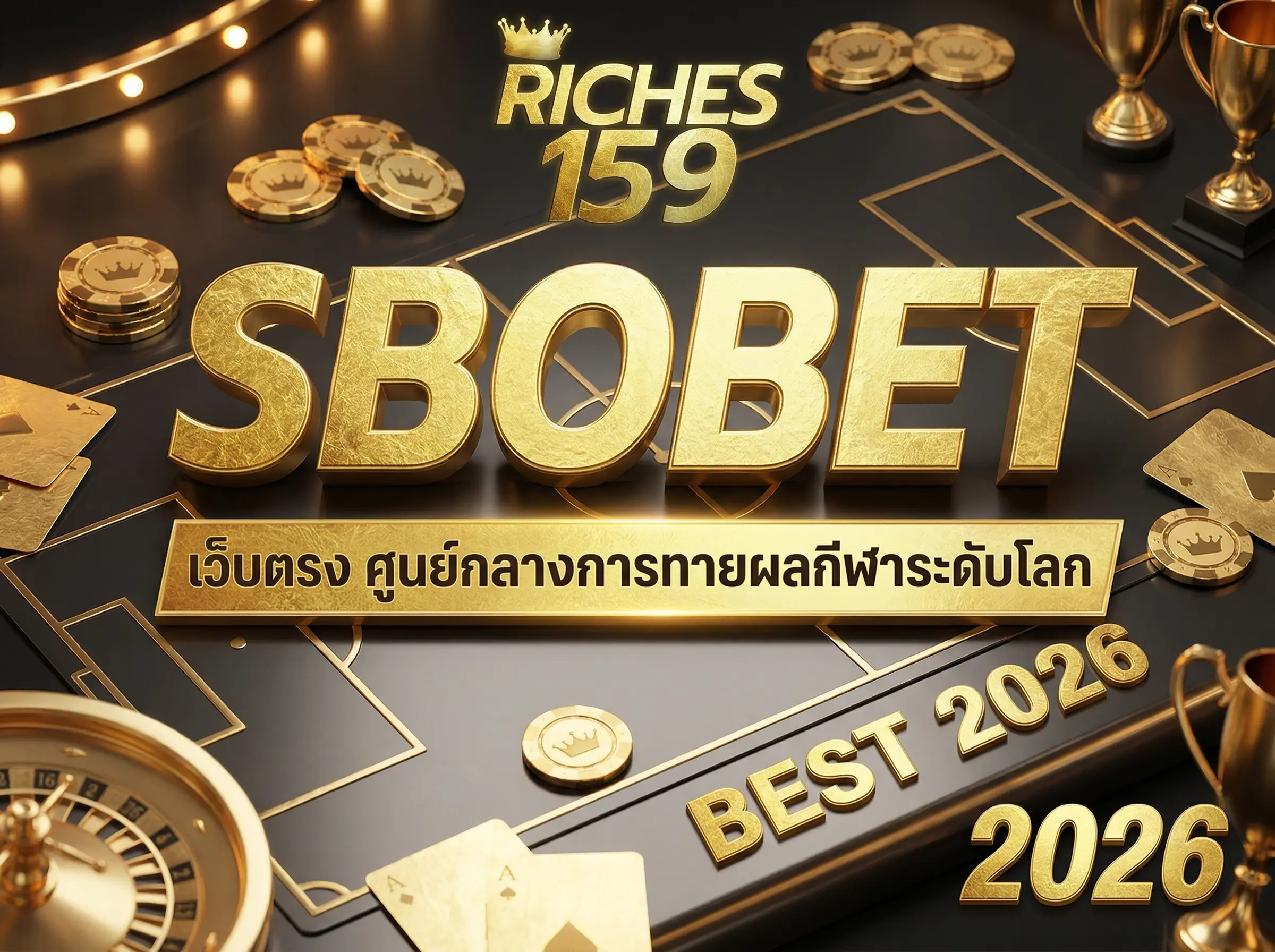 SBOBET เว็บตรง ศูนย์กลางการทายผลกีฬาระดับโลก BEST 2026