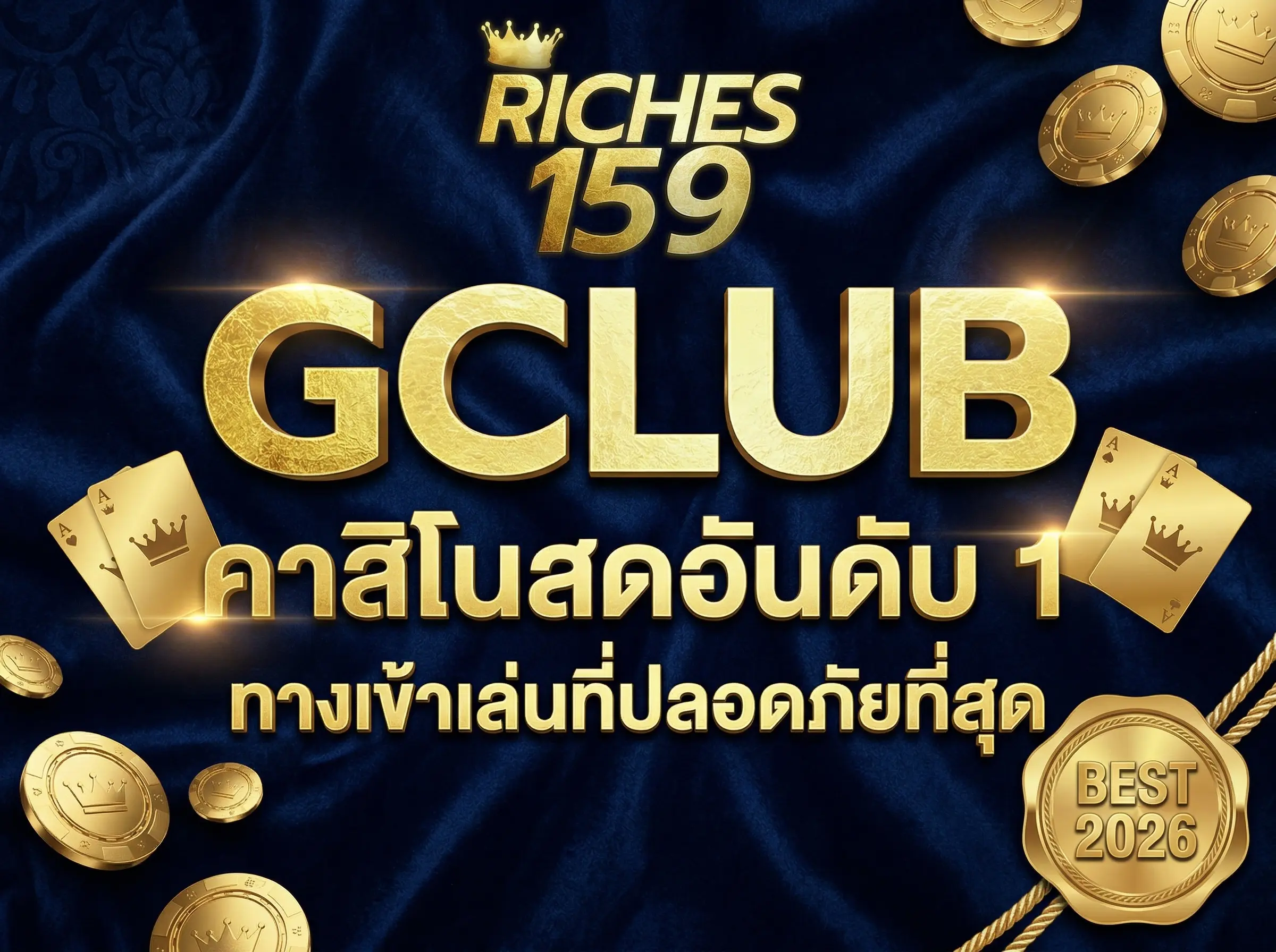GCLUB คาสิโนสดอันดับ 1 ทางเข้าเล่นที่ปลอดภัยที่สุด BEST 2026