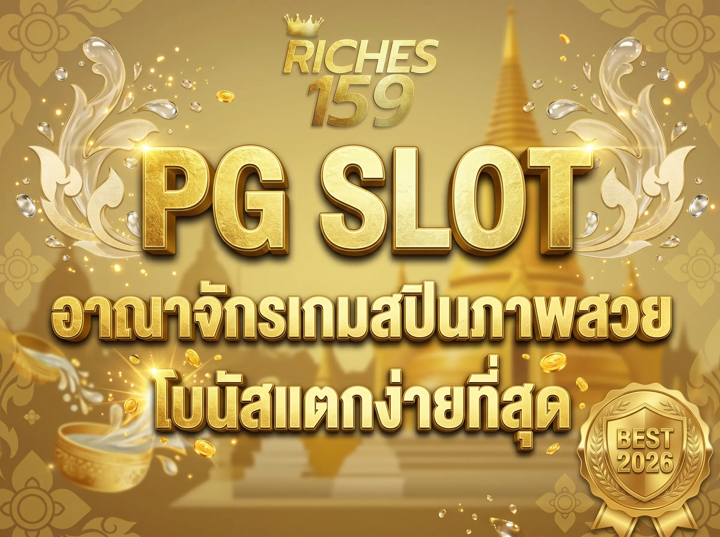 PG SLOT อาณาจักรเกมสปินภาพสวย โบนัสแตกง่ายที่สุด BEST 2026