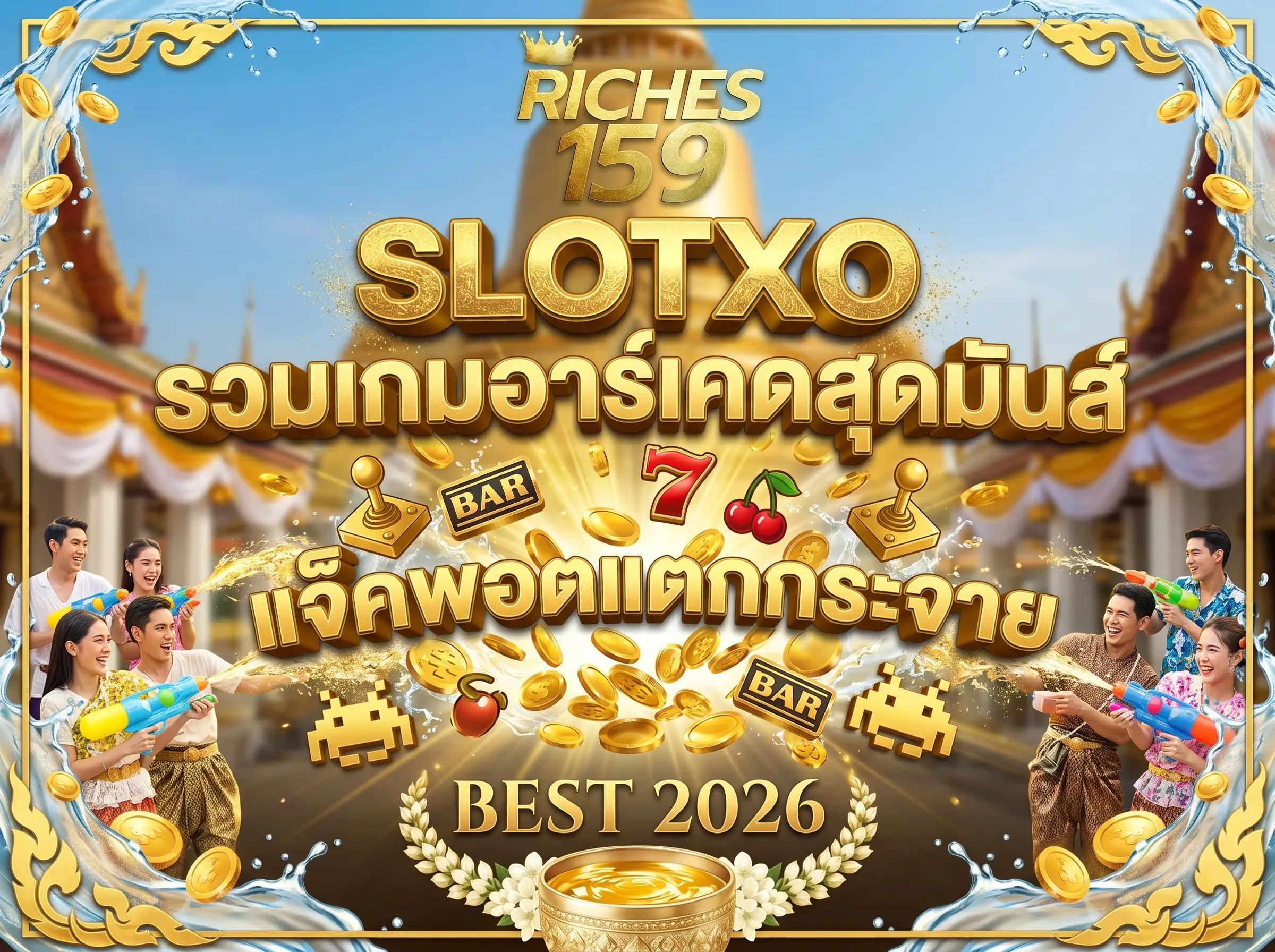 SLOTXO รวมเกมอาร์เคดสุดมันส์ แจ็คพอตแตกกระจาย BEST 2026