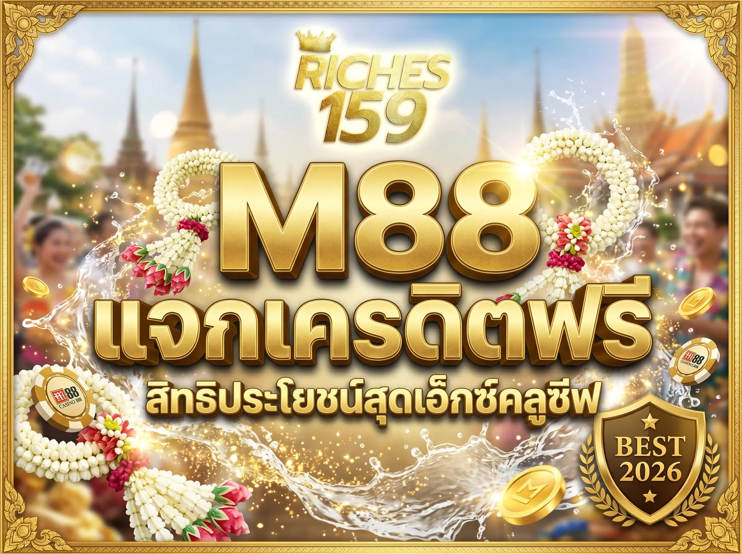 M88 แจกเครดิตฟรี สิทธิประโยชน์สุดเอ็กซ์คลูซีฟ BEST 2026