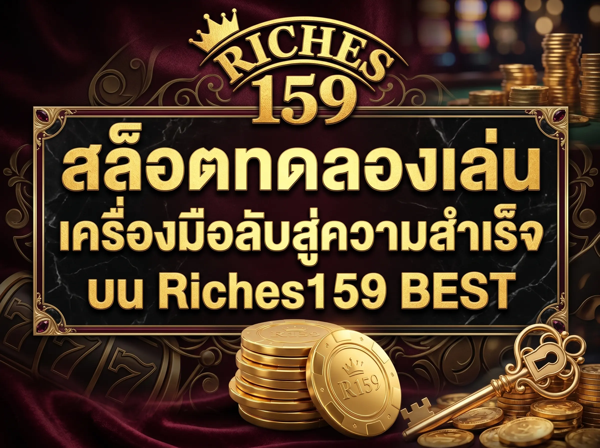 สล็อตทดลองเล่น เครื่องมือลับสู่ความสำเร็จบน Riches159 BEST
