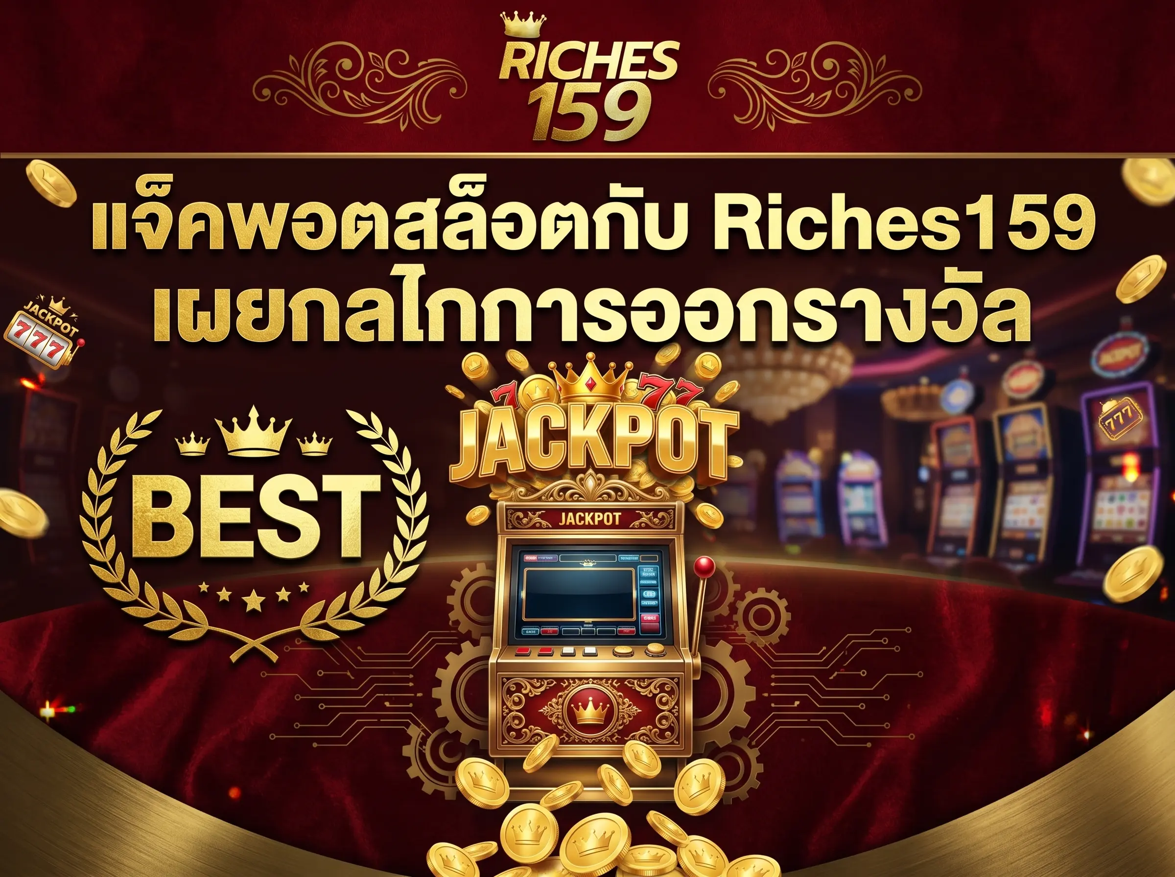 แจ็คพอตสล็อตกับ Riches159 เผยกลไกการออกรางวัล BEST