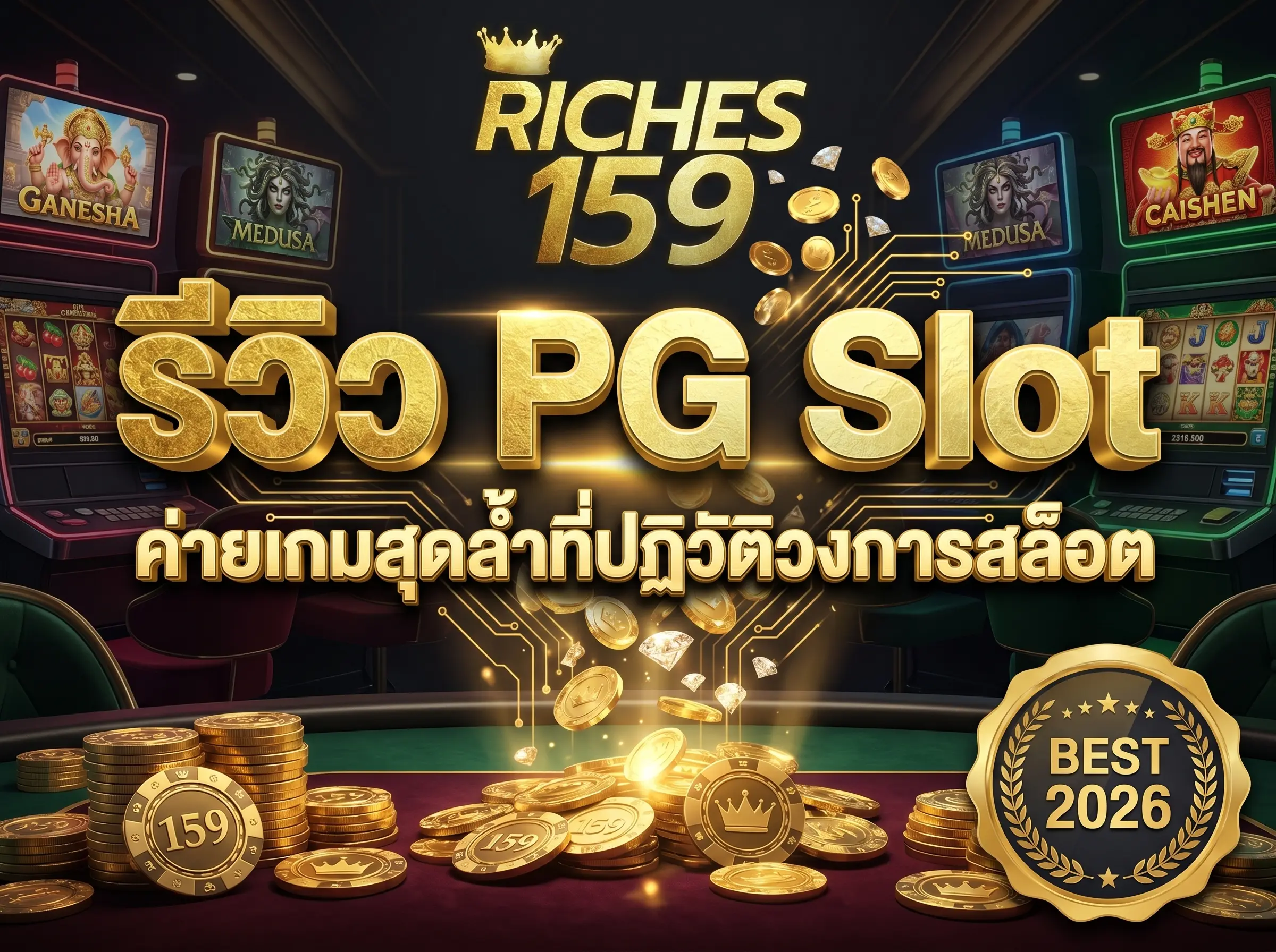 รีวิว PG Slot ค่ายเกมสุดล้ำที่ปฏิวัติวงการสล็อต BEST 2026