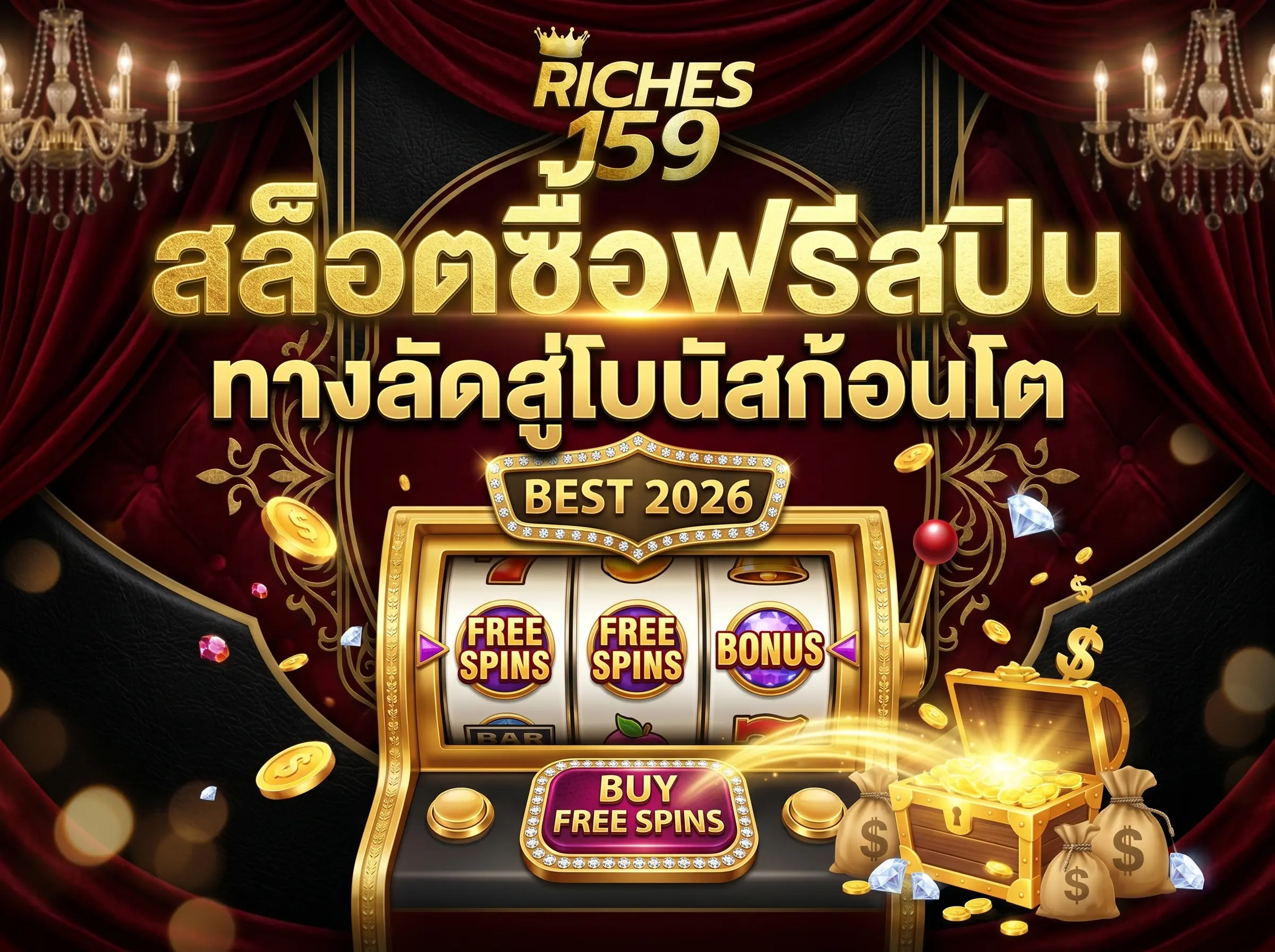 สล็อตซื้อฟรีสปิน ทางลัดสู่โบนัสก้อนโต BEST 2026