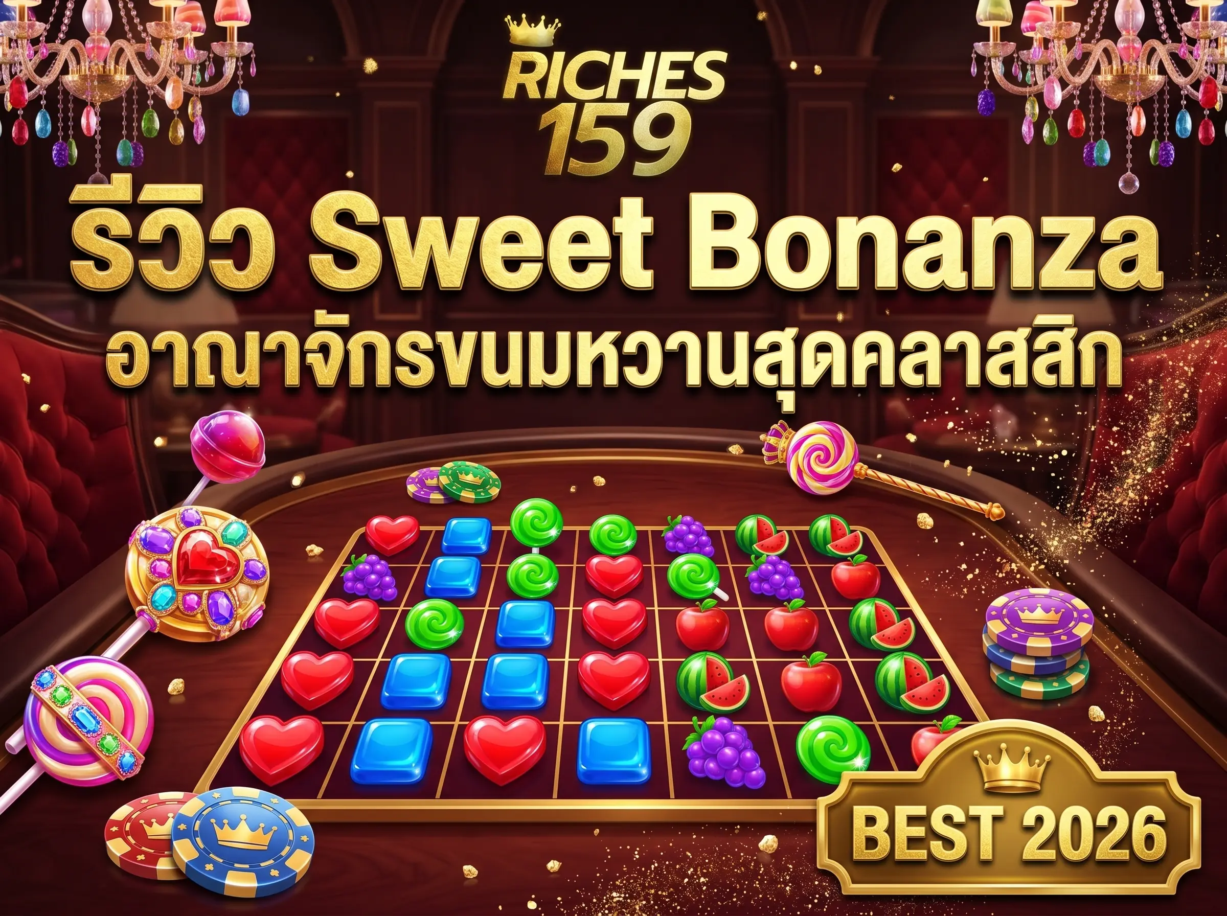 รีวิว Sweet Bonanza อาณาจักรขนมหวานสุดคลาสสิก BEST 2026