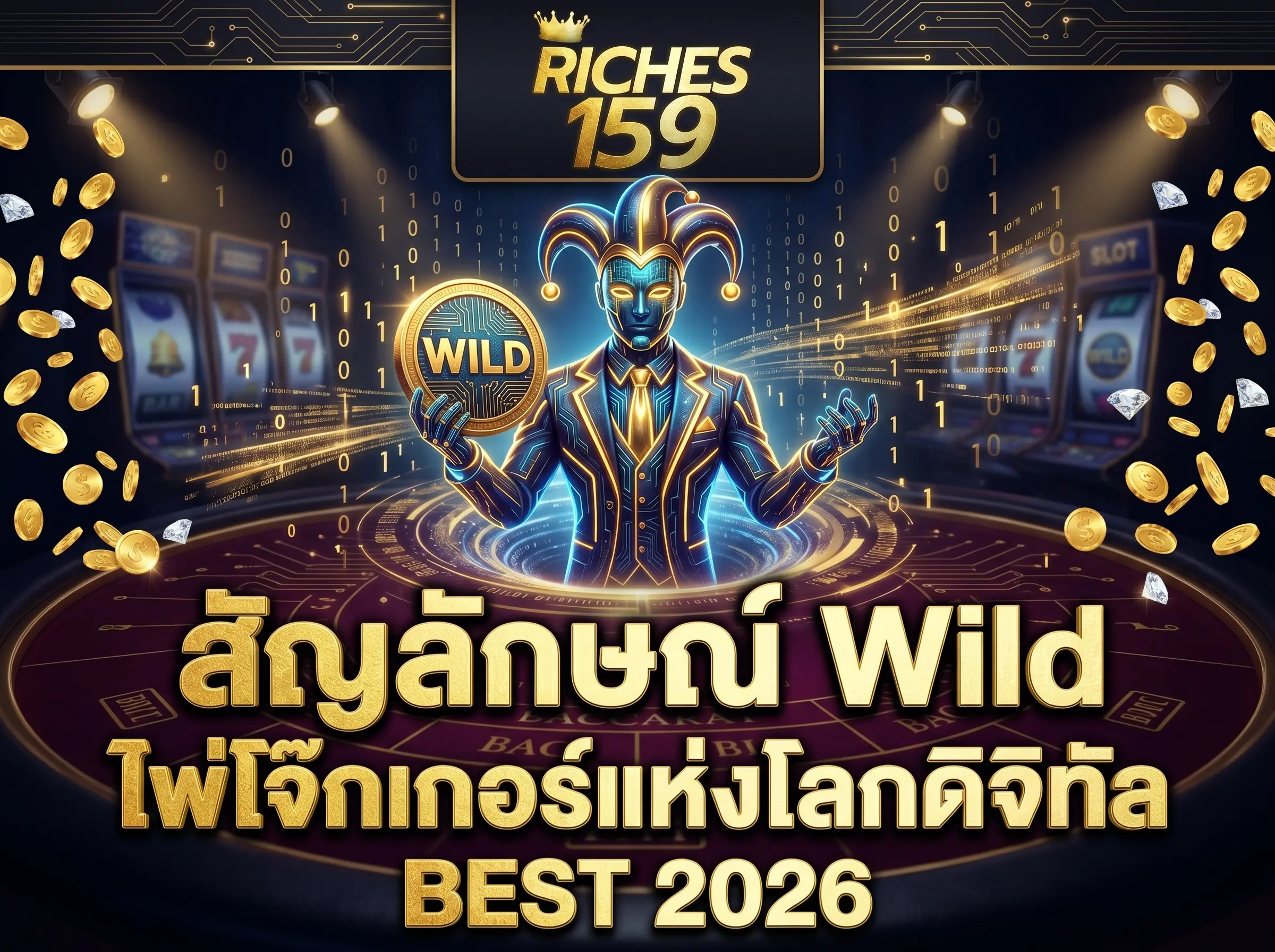 สัญลักษณ์ Wild ไพ่โจ๊กเกอร์แห่งโลกดิจิทัล BEST 2026