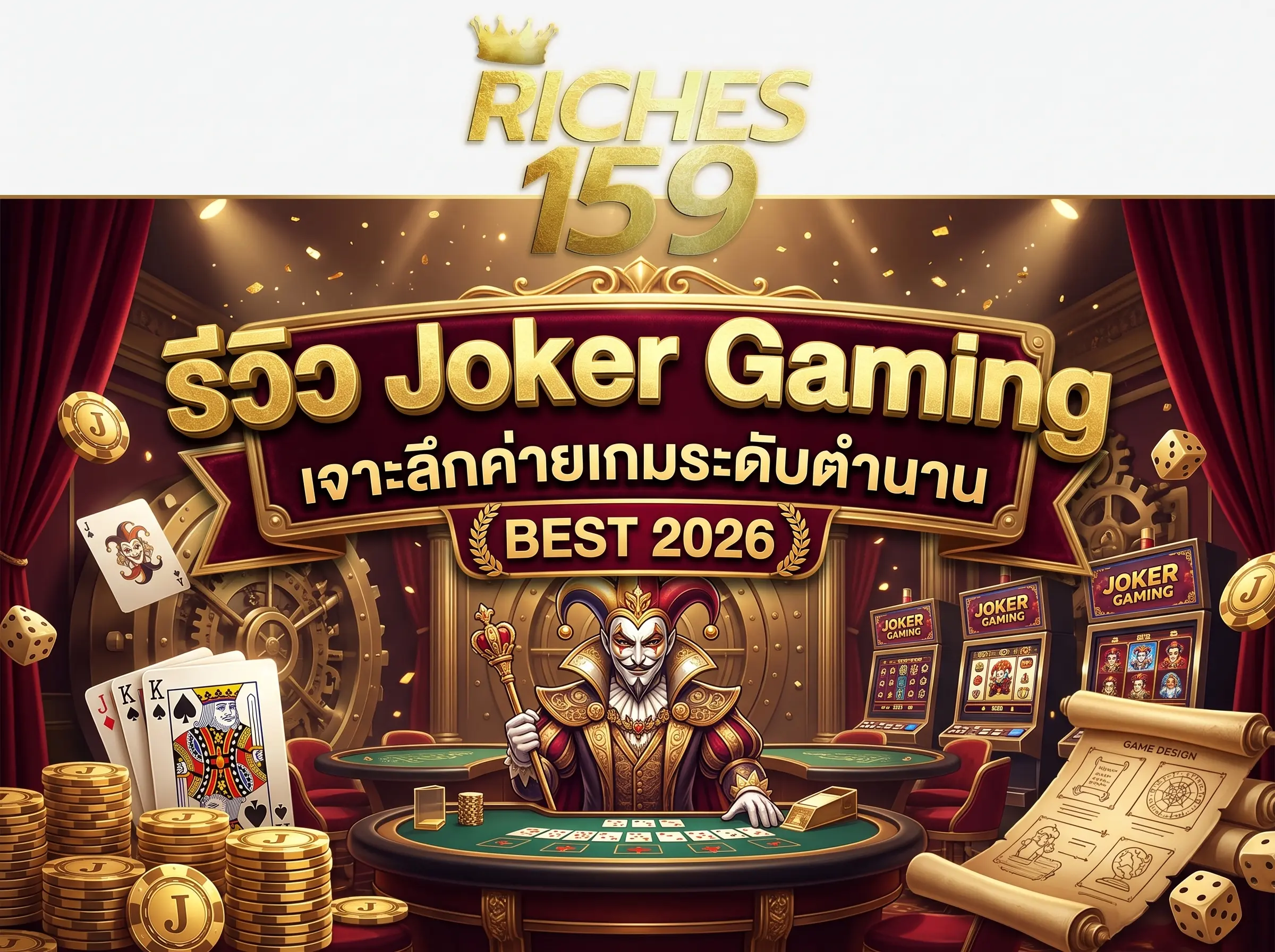รีวิว Joker Gaming เจาะลึกค่ายเกมระดับตำนาน BEST 2026