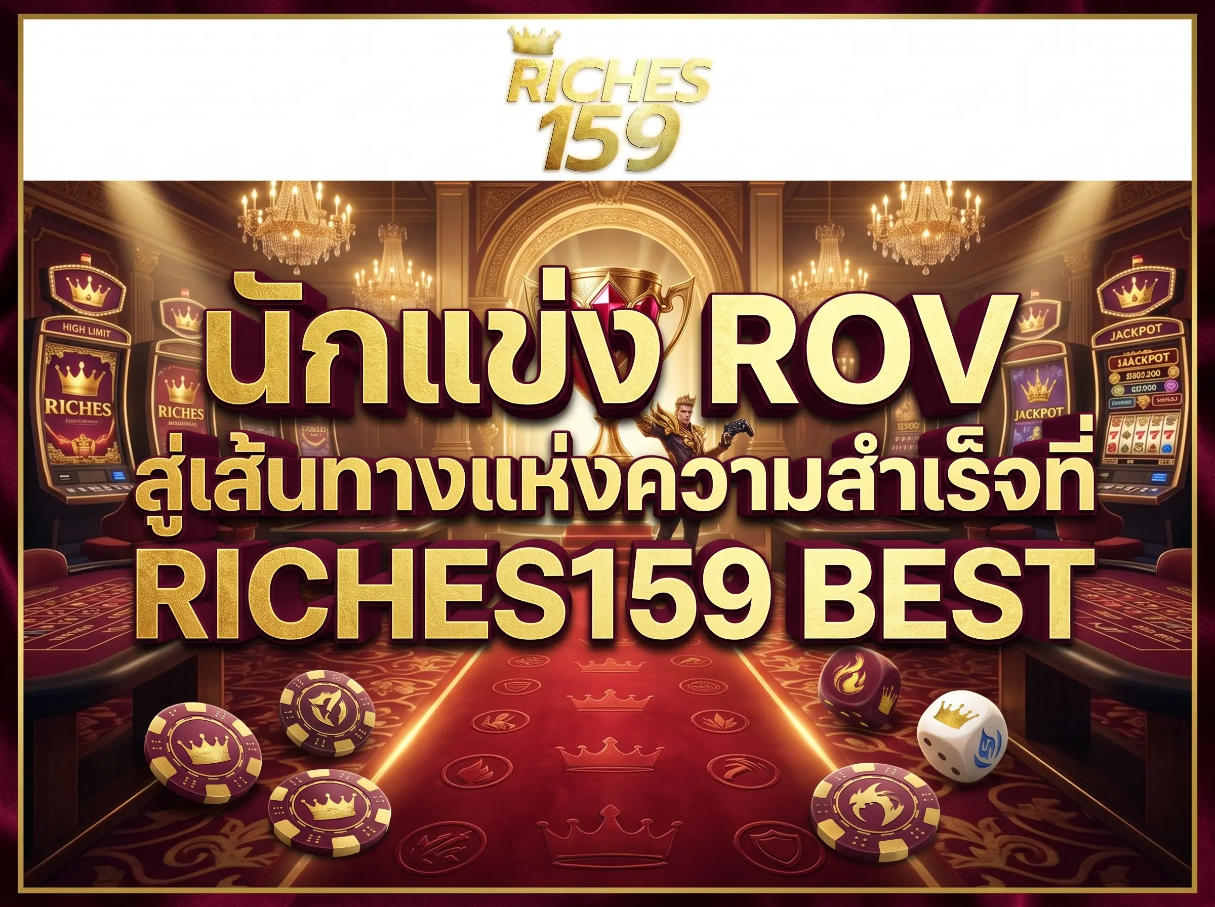 นักแข่ง ROV สู่เส้นทางแห่งความสำเร็จที่ RICHES159 BEST