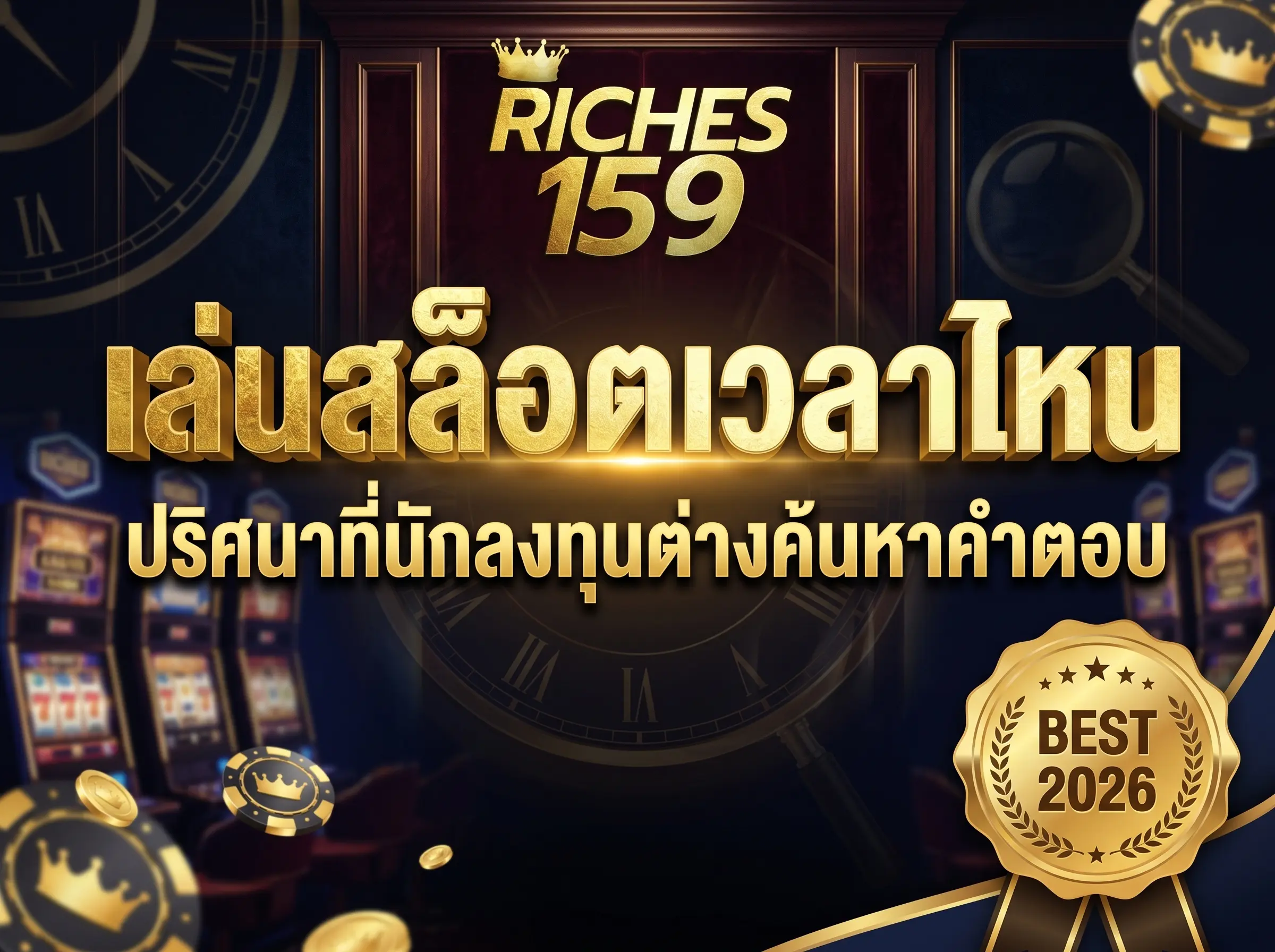 เล่นสล็อตเวลาไหน ปริศนาที่นักลงทุนต่างค้นหาคำตอบ BEST 2026