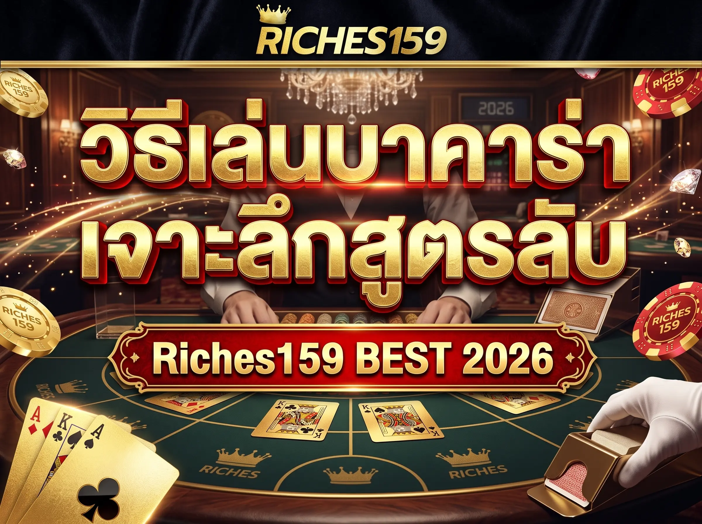 วิธีเล่นบาคาร่า เจาะลึกสูตรลับ Riches159 BEST 2026