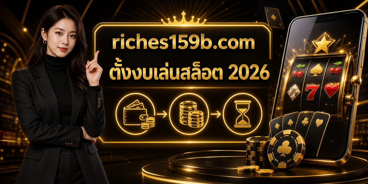 ตั้งงบเล่นสล็อต 2026 คู่มือเริ่มต้น riches159x.com