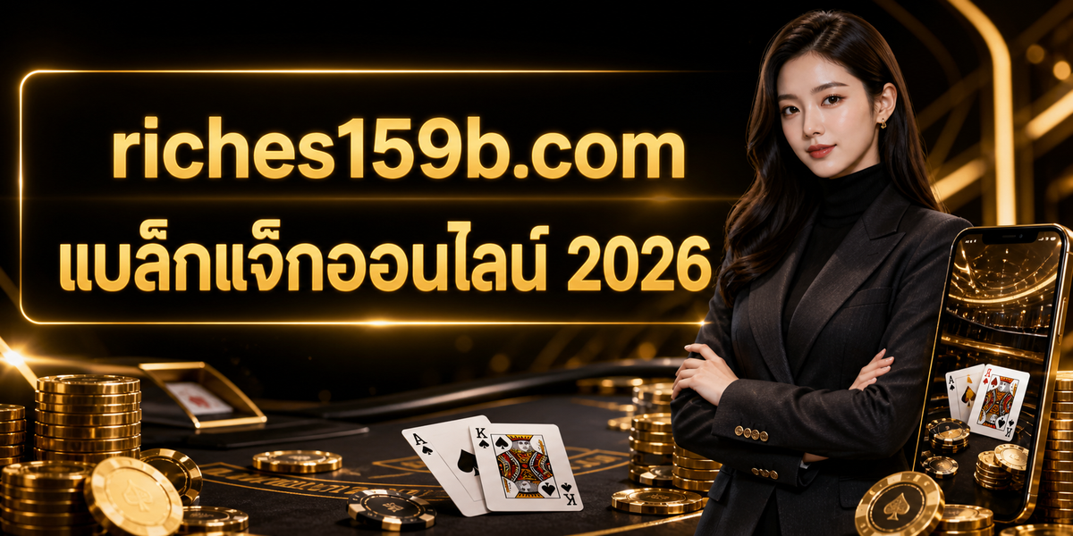 แบล็กแจ็กออนไลน์ 2026 featured image riches159x.com