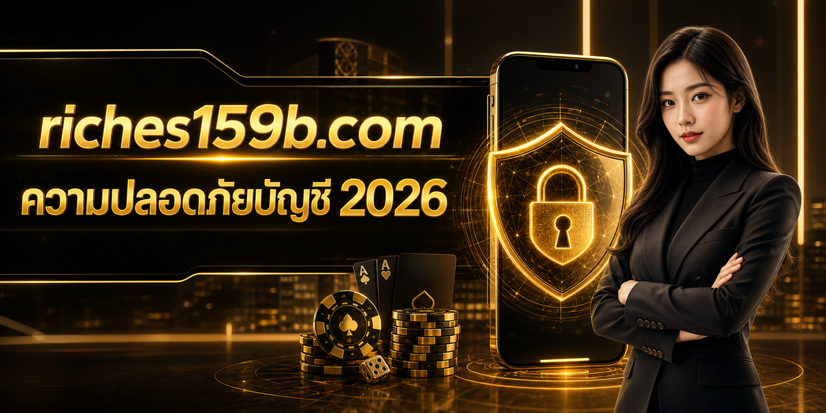 ความปลอดภัยบัญชี 2026 featured image riches159x.com