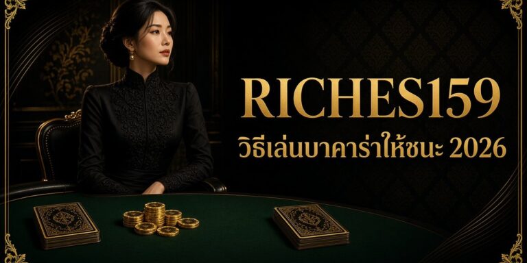 RICHES159 วิธีเล่นบาคาร่าให้ชนะ 2026 ภาพหน้าปก