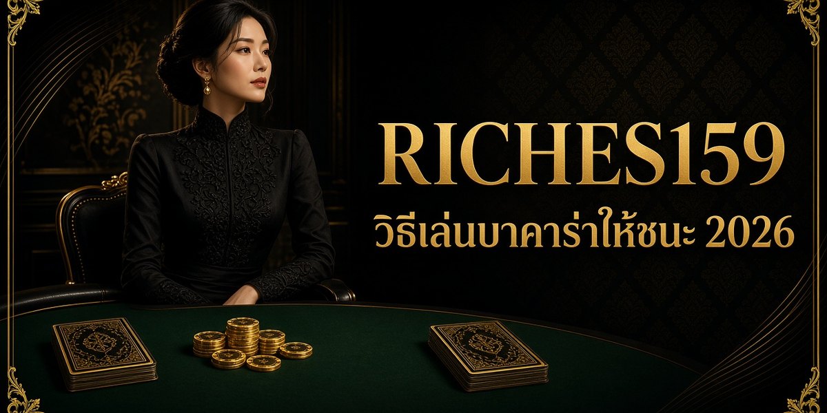 RICHES159 วิธีเล่นบาคาร่าให้ชนะ 2026 ภาพหน้าปก